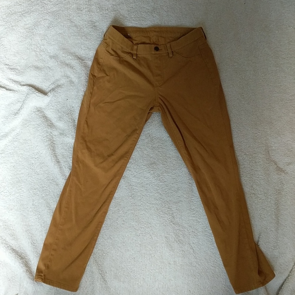 Fall Yellow Jeggings